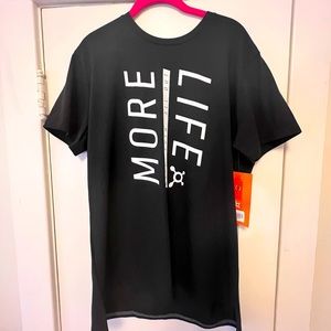 Black orange theory mens t shirt